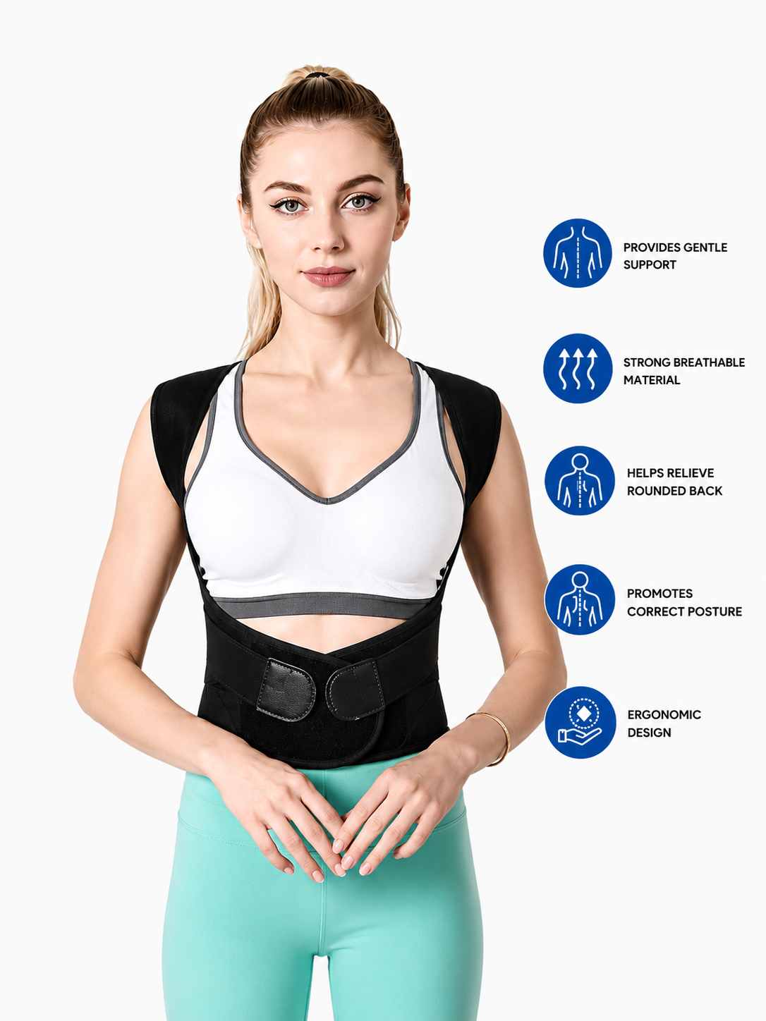 Adjustable Unisex Posture Corrector for Better Posture & Daily Comfort