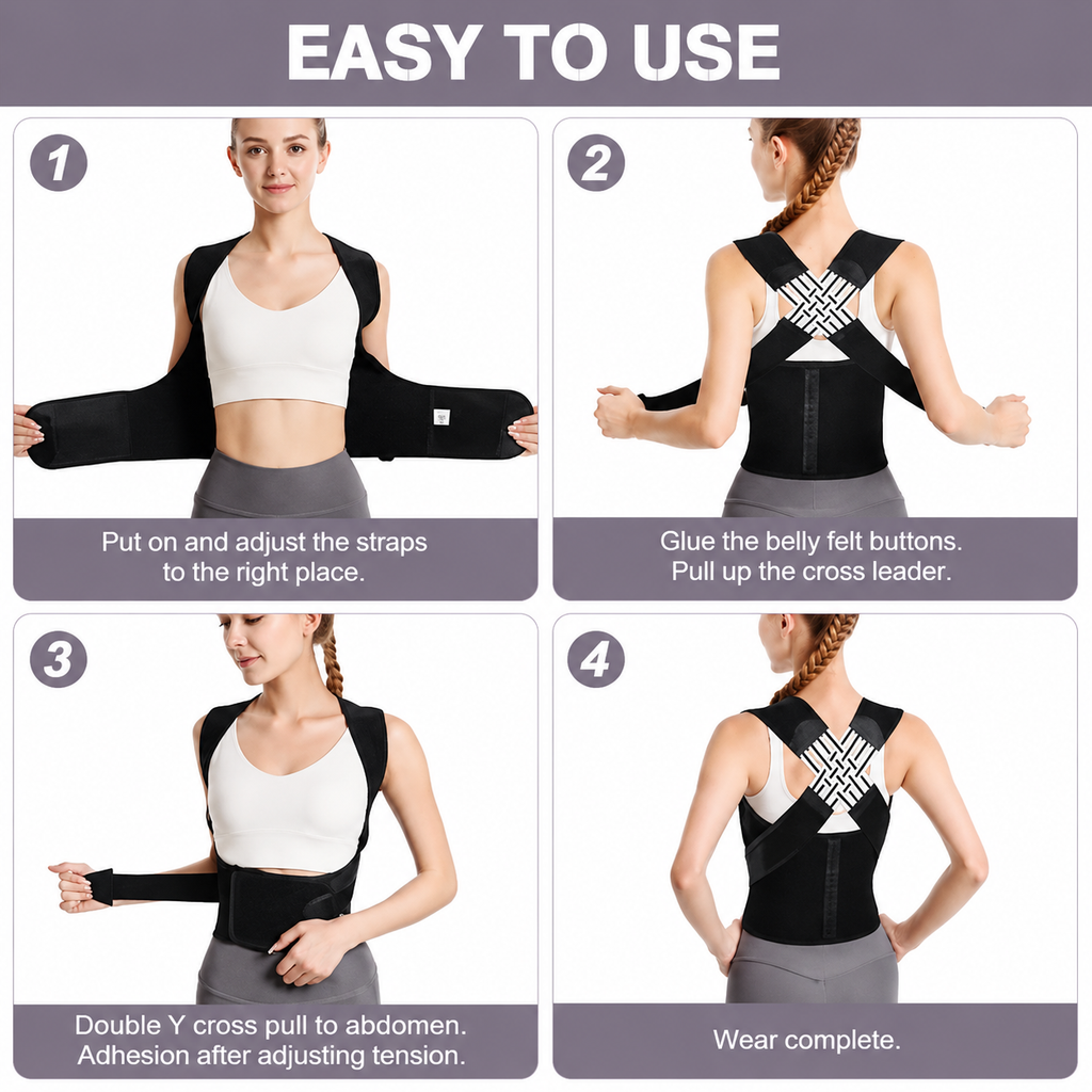 Adjustable Unisex Posture Corrector for Better Posture & Daily Comfort