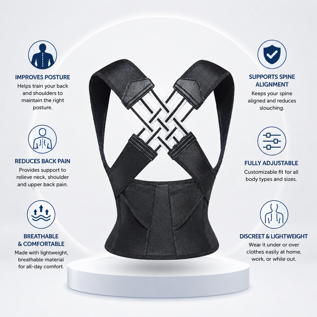 Adjustable Unisex Posture Corrector for Better Posture & Daily Comfort